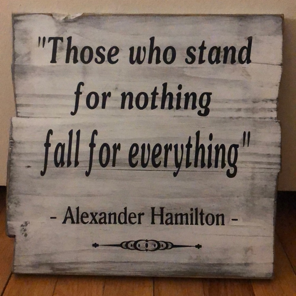 Handmade Hamilton wood decor